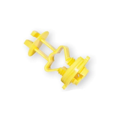 SCREW TIGHT T-POST INSULATOR - Yellow